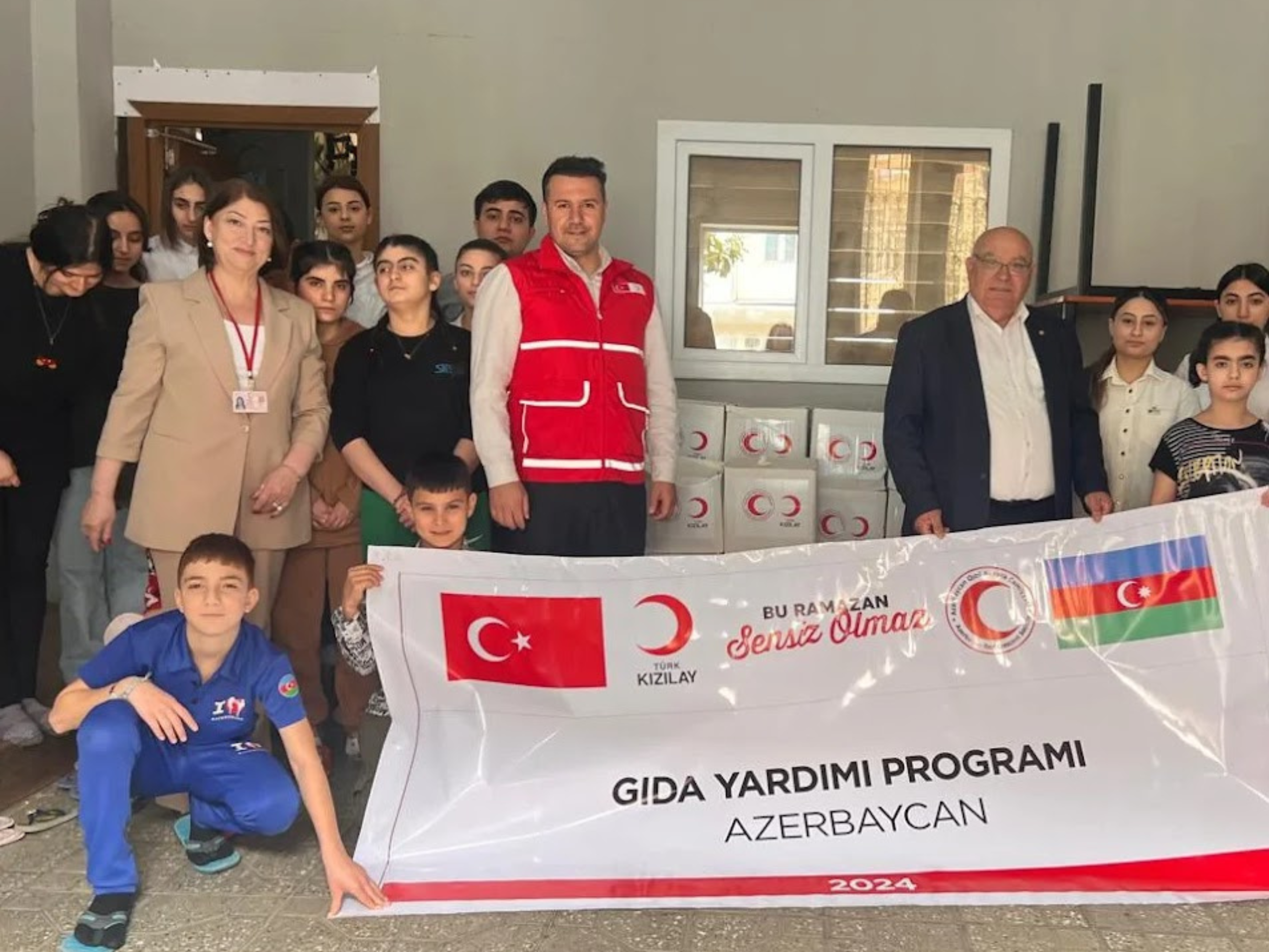  The Nizami district branch of the Azerbaijan Red Crescent Society celebrated the Ramadan holiday at an orphanage