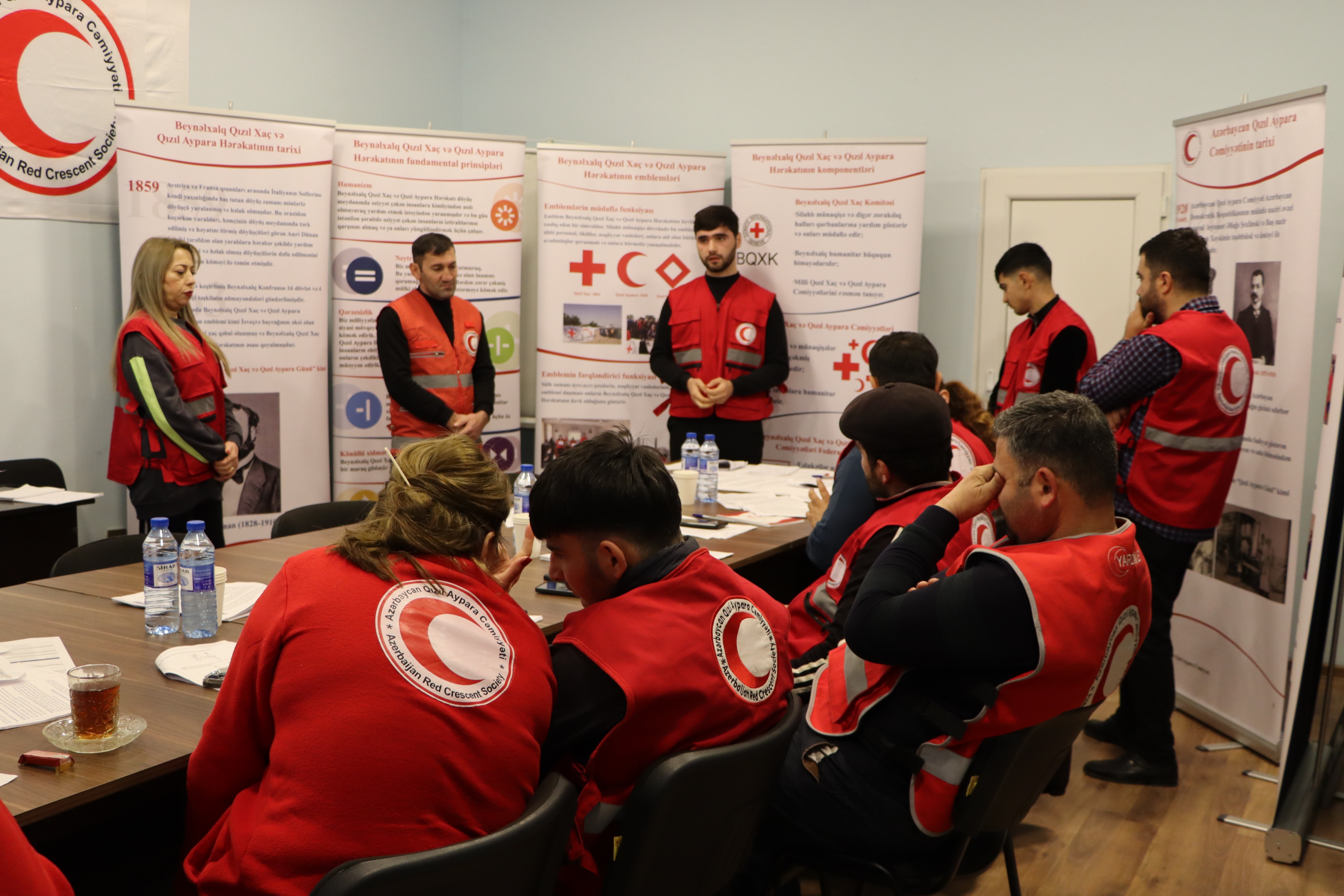  Practical sessions on the International Red Cross and Red Crescent Movement were held